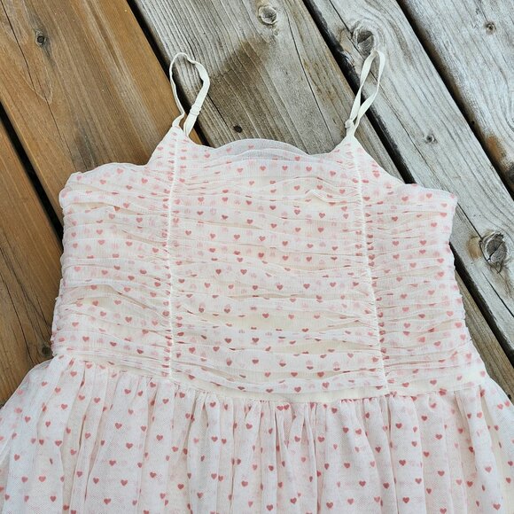 BEAUTIFUL Witley Dress in Hearts by Noralee Girls Size 10 - Picture 9 of 10